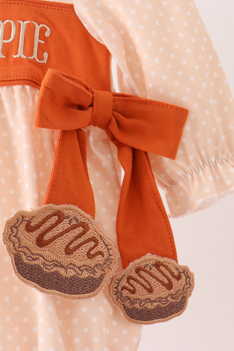 Sweet as pie embroidery bubble