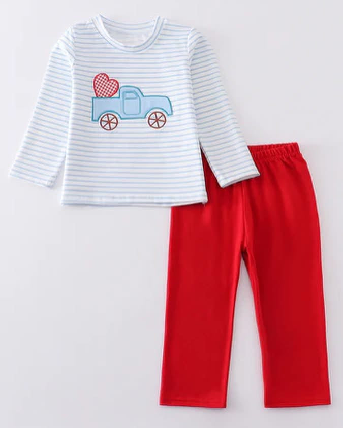 Boy’s Valentine Truck Set
