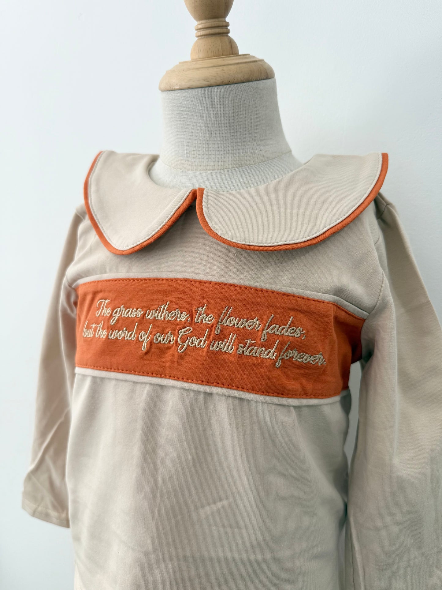Isaiah 40:8 Embroidered Boy Set