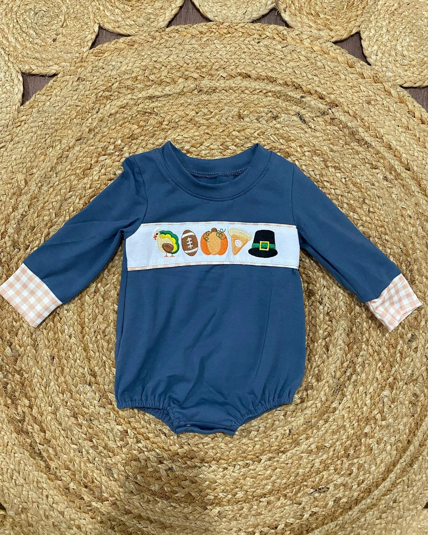 Boy’s Thanksgiving Romper