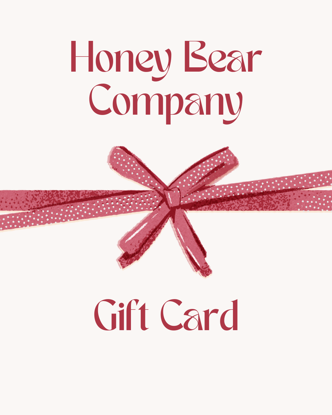 Honey Bear Company Gift Card