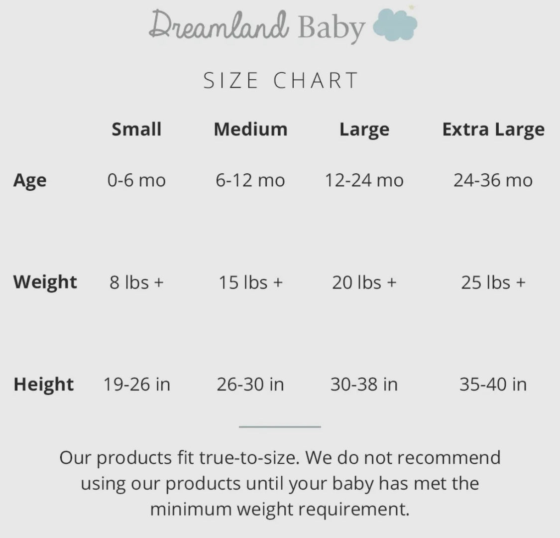 Dreamland Baby Weighted Sleepsack