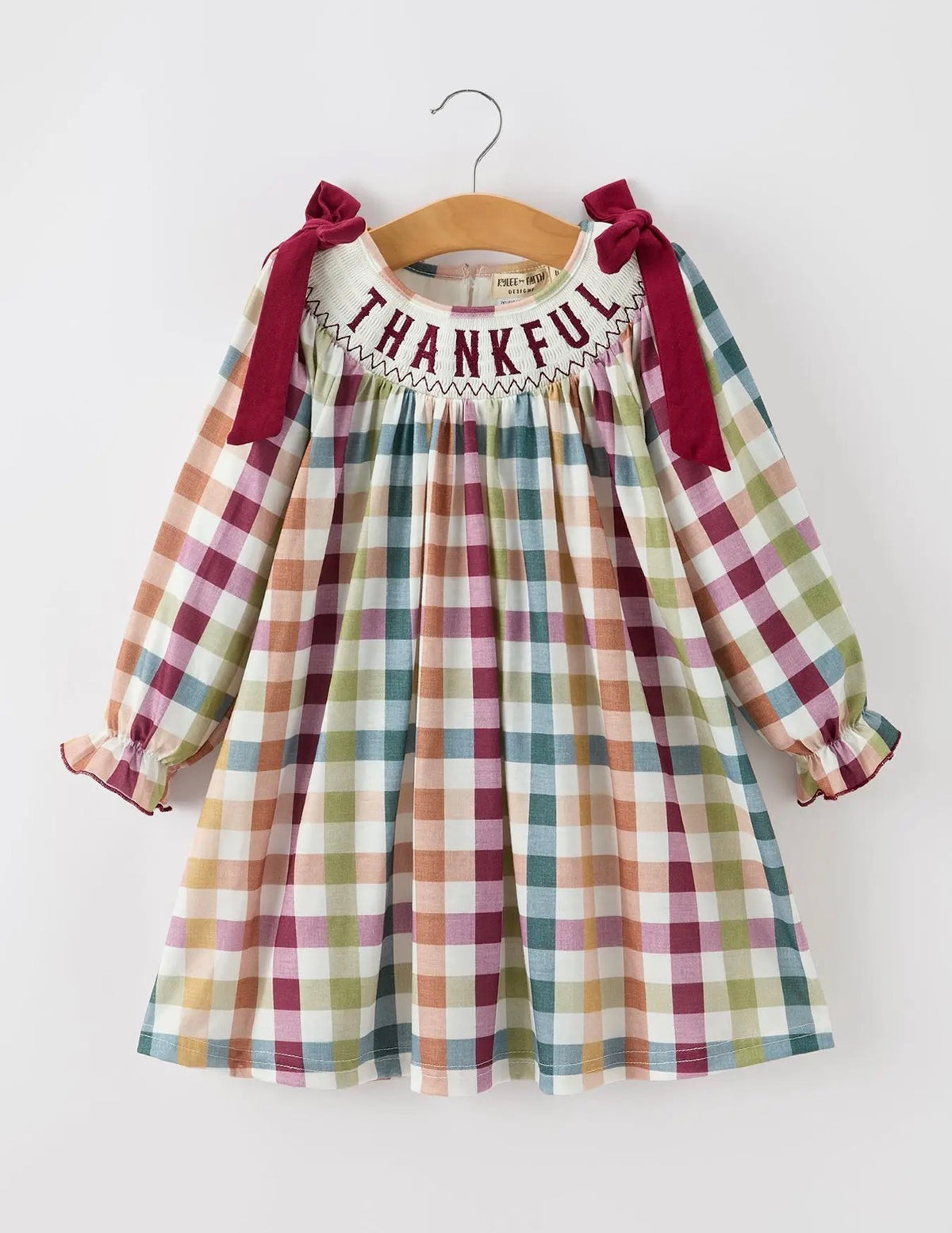 Thankful Gingham Dress