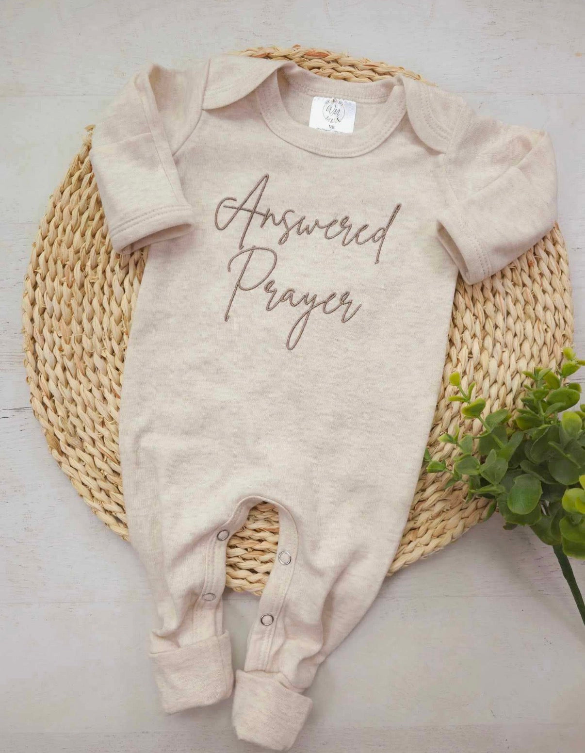 Answered Prayer Unisex Footie
