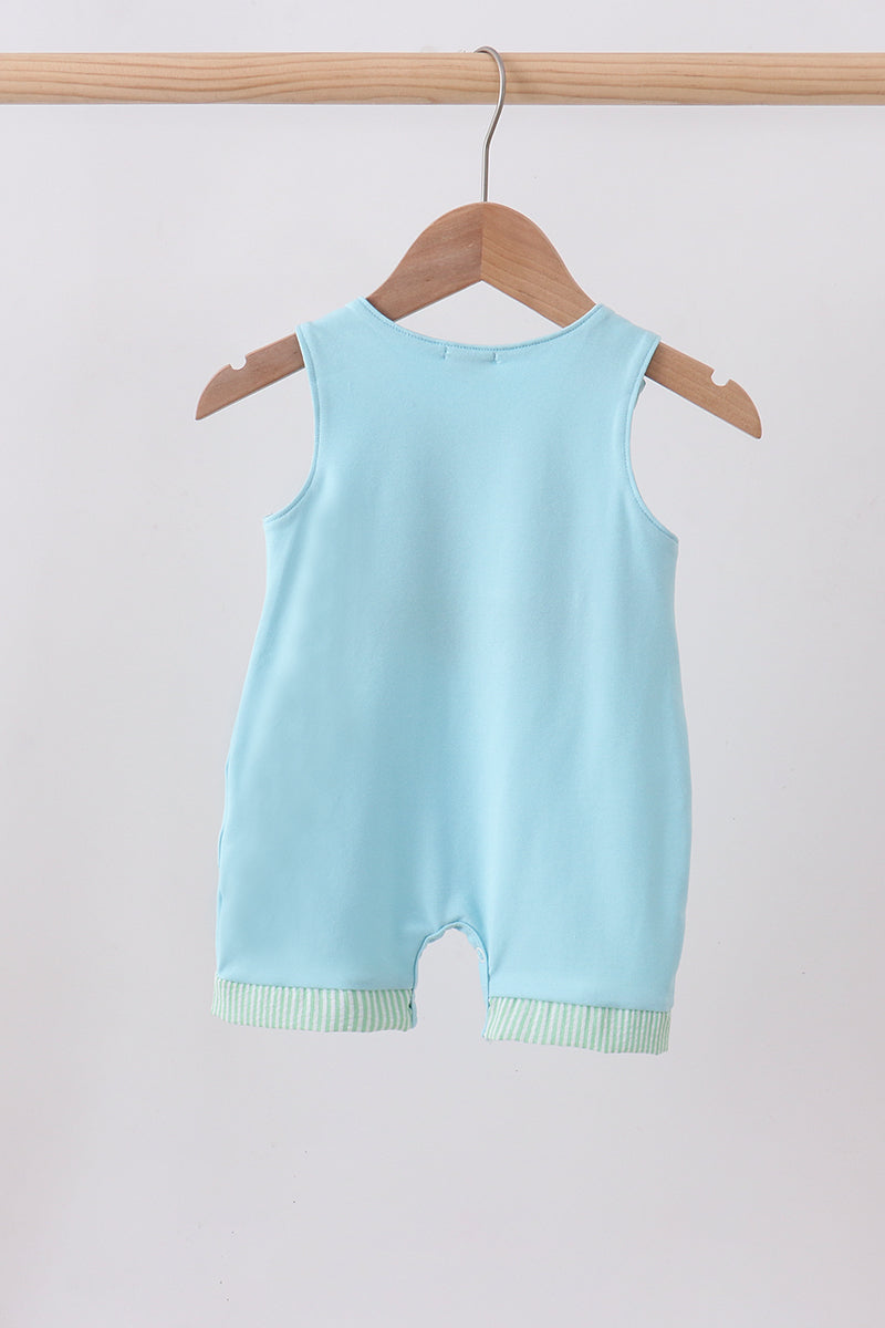 Blue watermelon truck seersucker jonjon