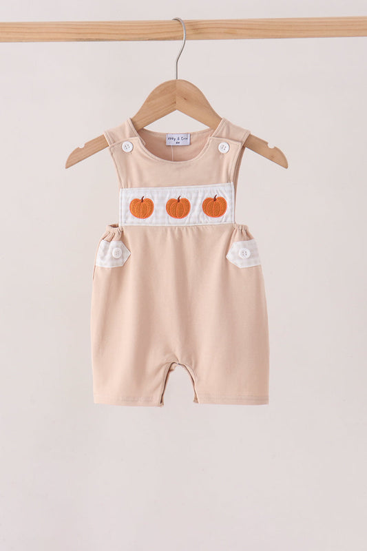 Khaki Pumpkin Embroidery Jon Jon