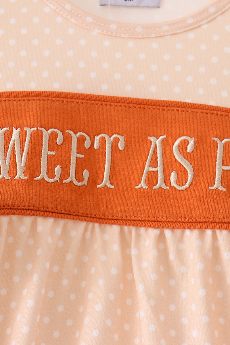 Sweet as pie embroidery bubble
