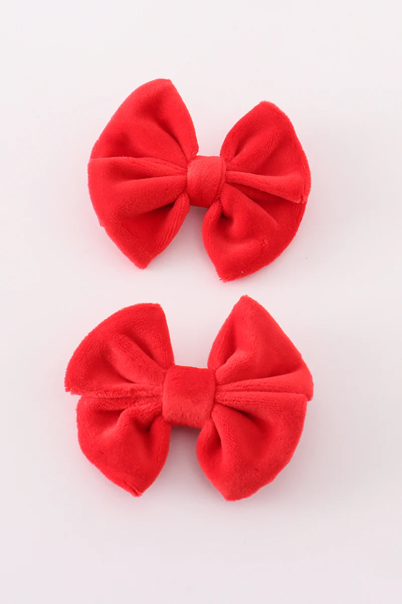 Red Velvet 3” Bow