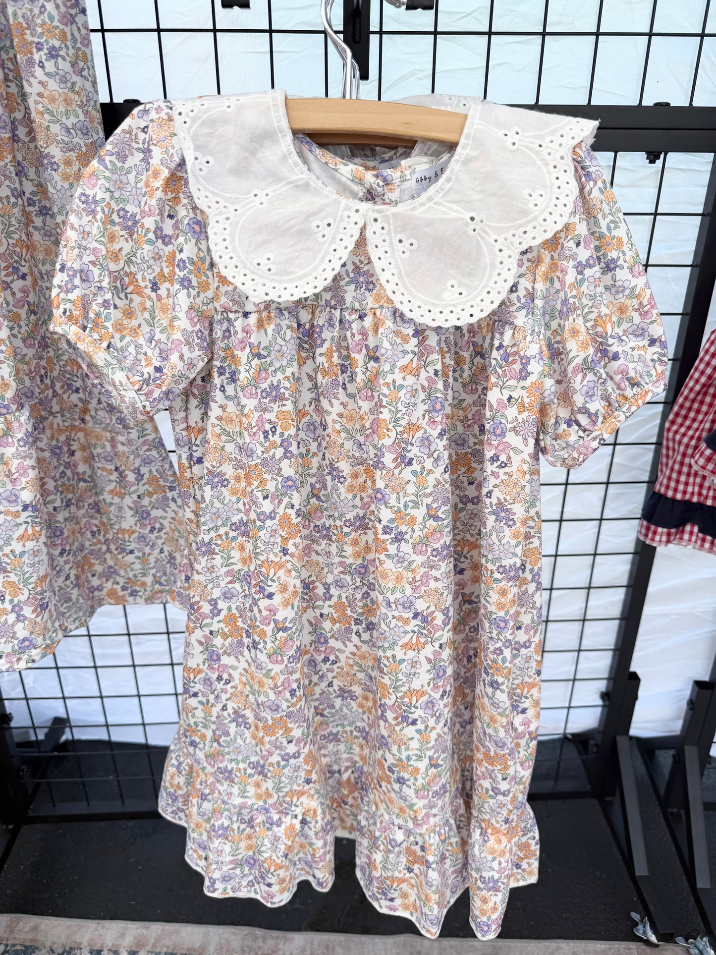 Floral Collar Dress