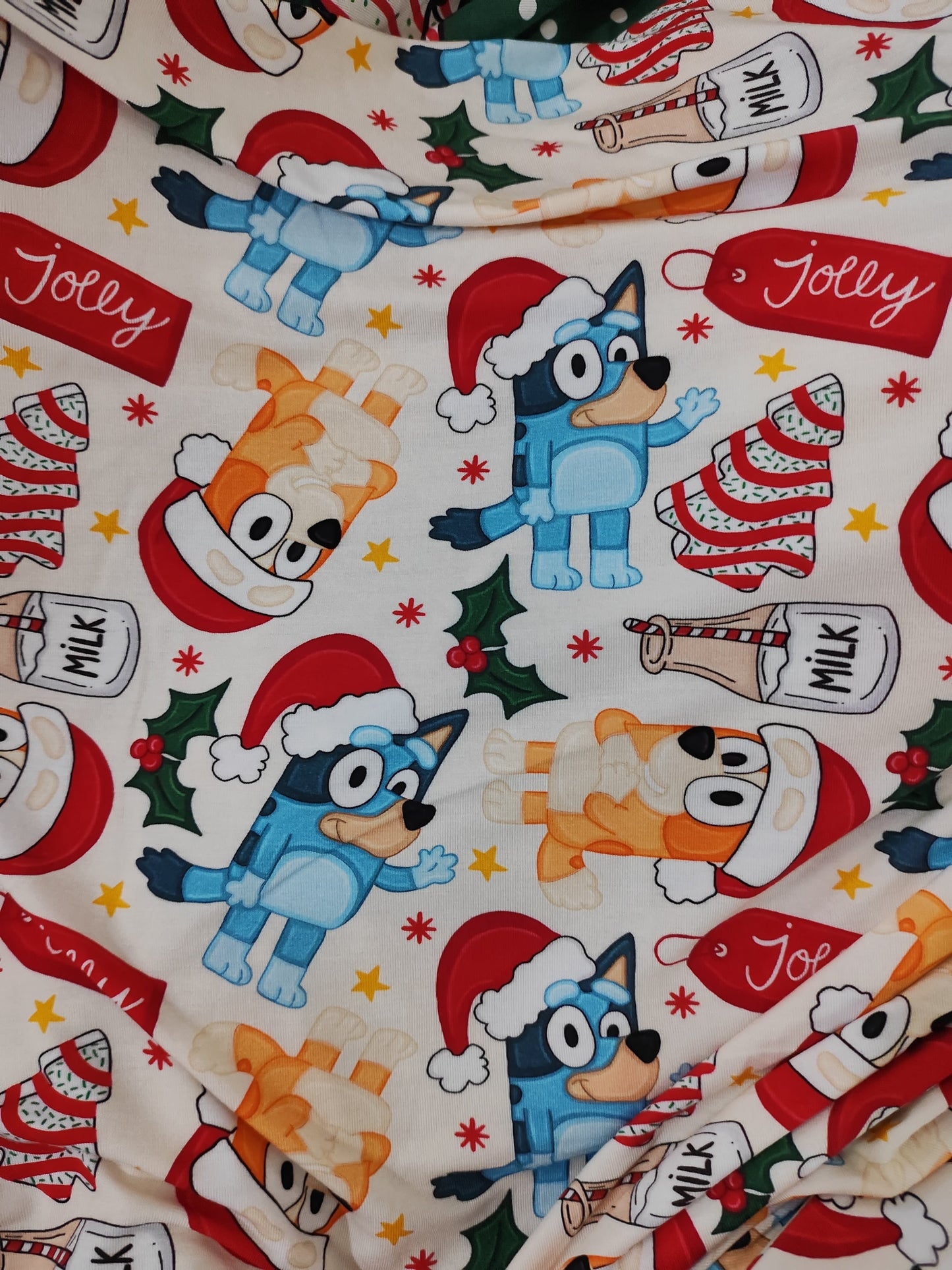 Bluey and Bingo Christmas adult bottoms