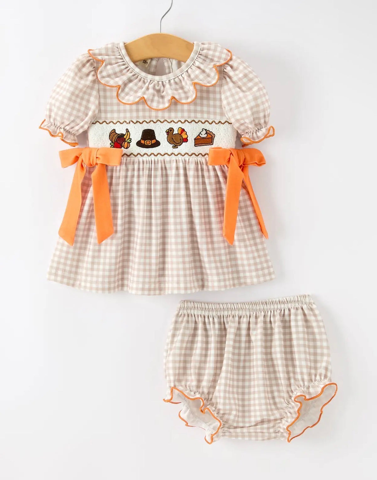 Thanksgiving Girl’s Bloomer Set