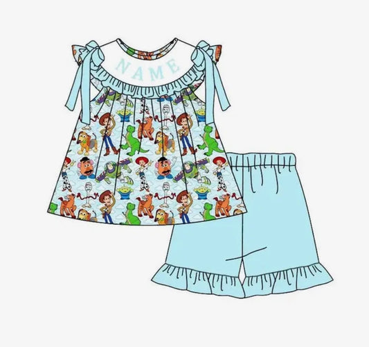 Custom Name Toys Shorts Set