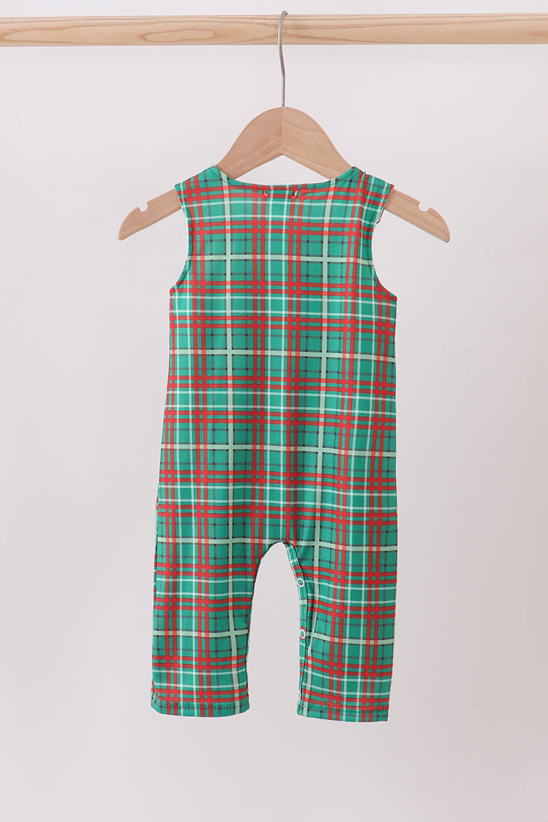 Christmas Plaid Romper
