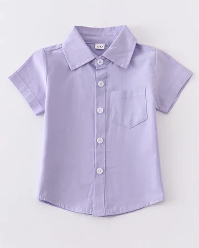 Boy’s Lavender Button-down