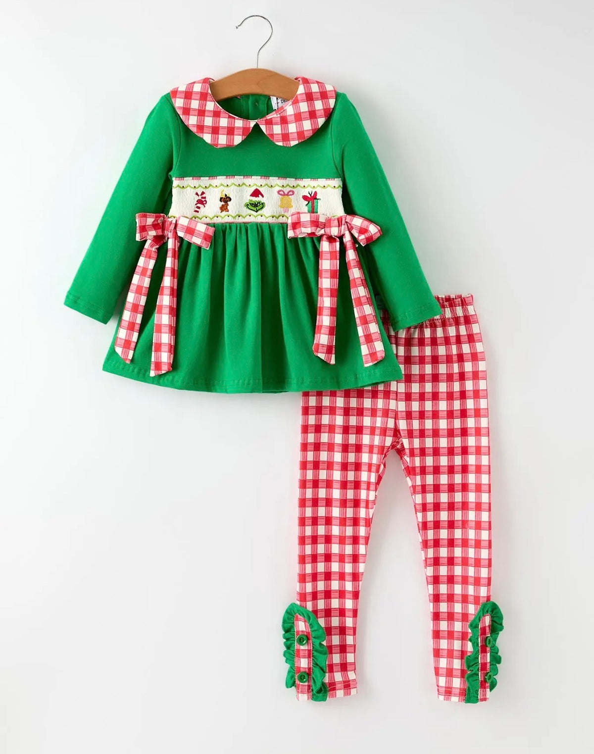 Green Character Christmas Set
