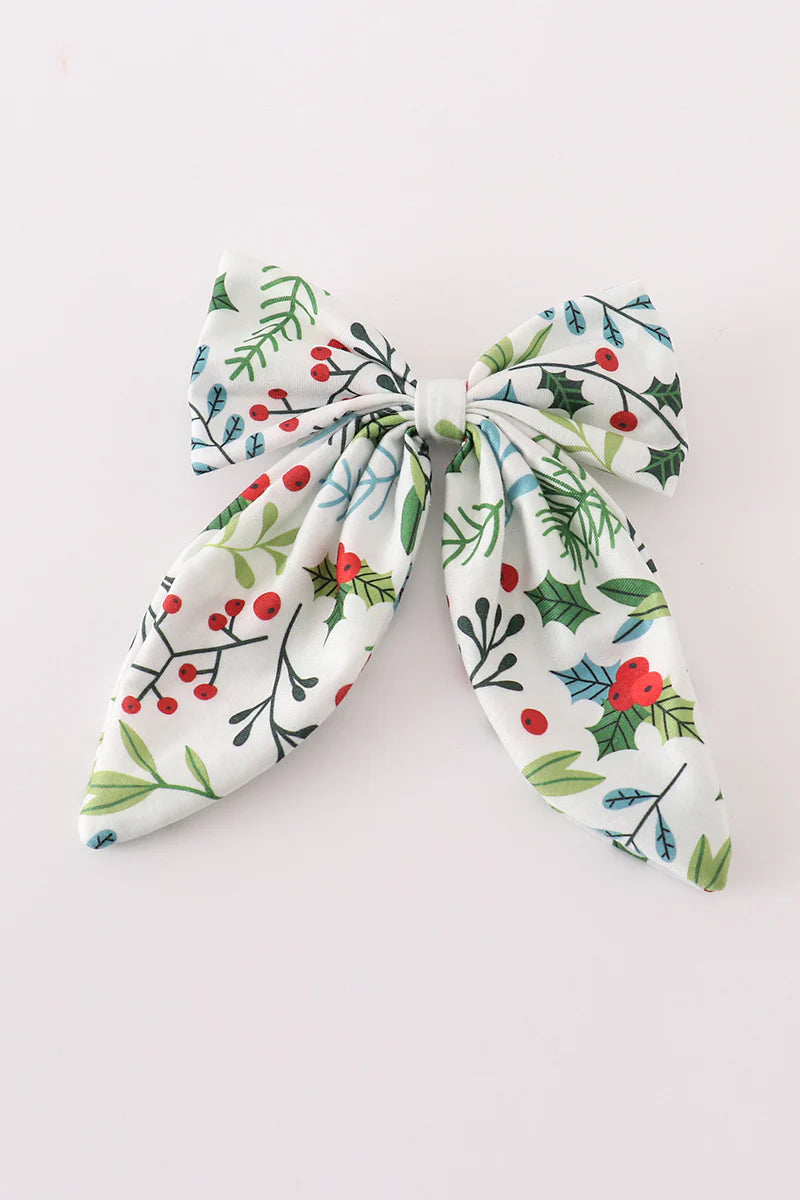 Christmas Holly Bow