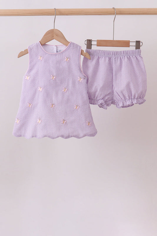 Butterfly Seersucker Set