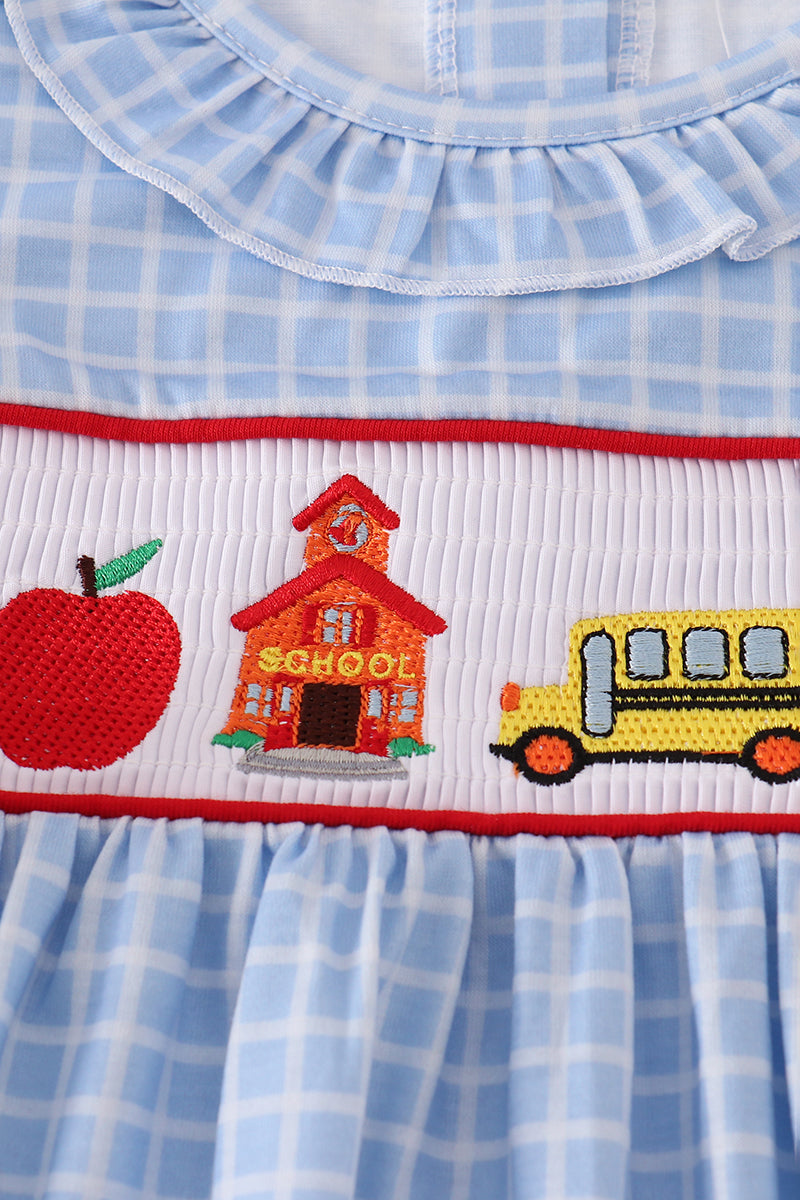 Back To School Embroidered Set
