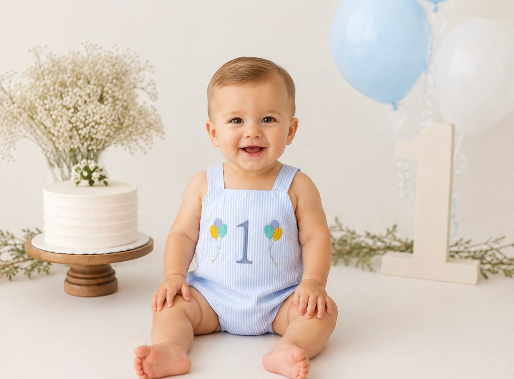 First Birthday Boy Bubble