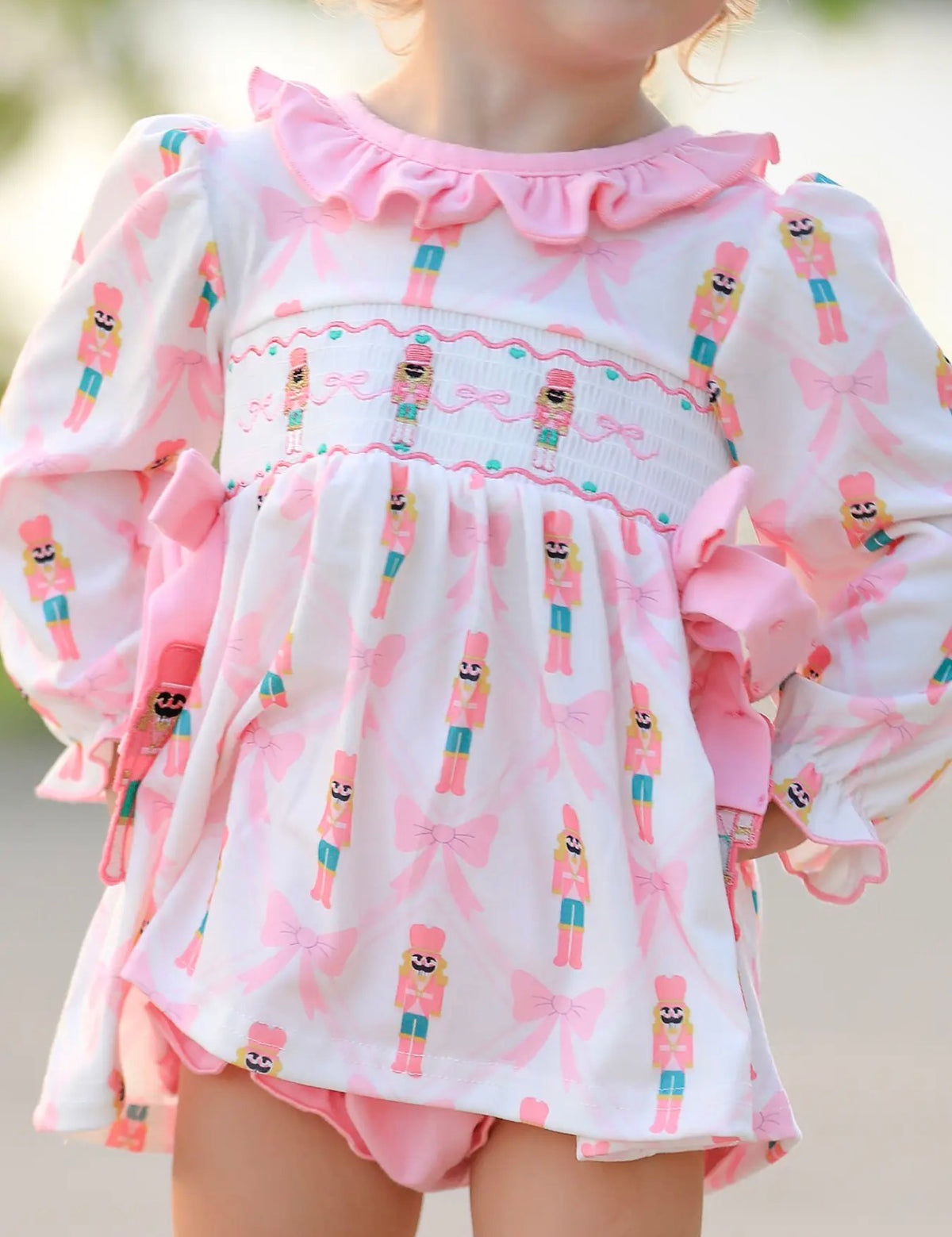 Pink Nutcracker Bloomer Set