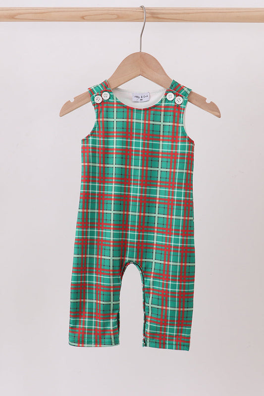 Christmas Plaid Romper