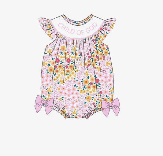 Child of God Smocked Bubble