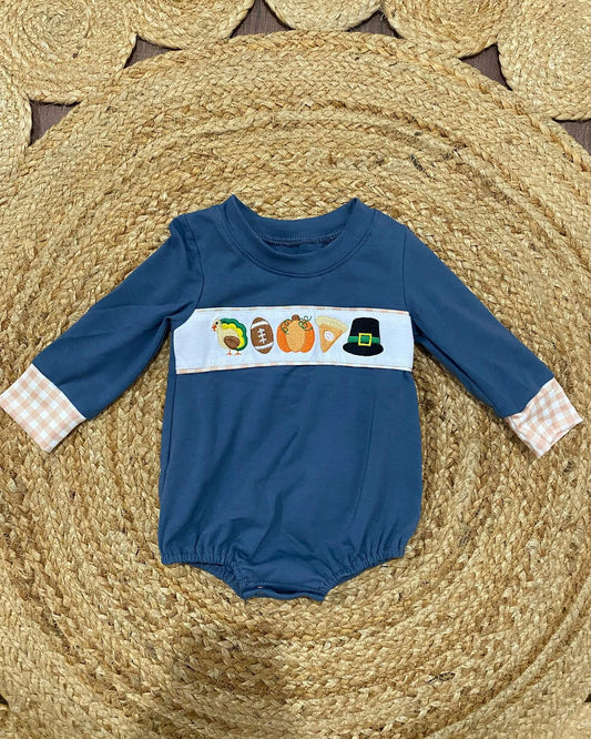 Boy’s Thanksgiving Romper