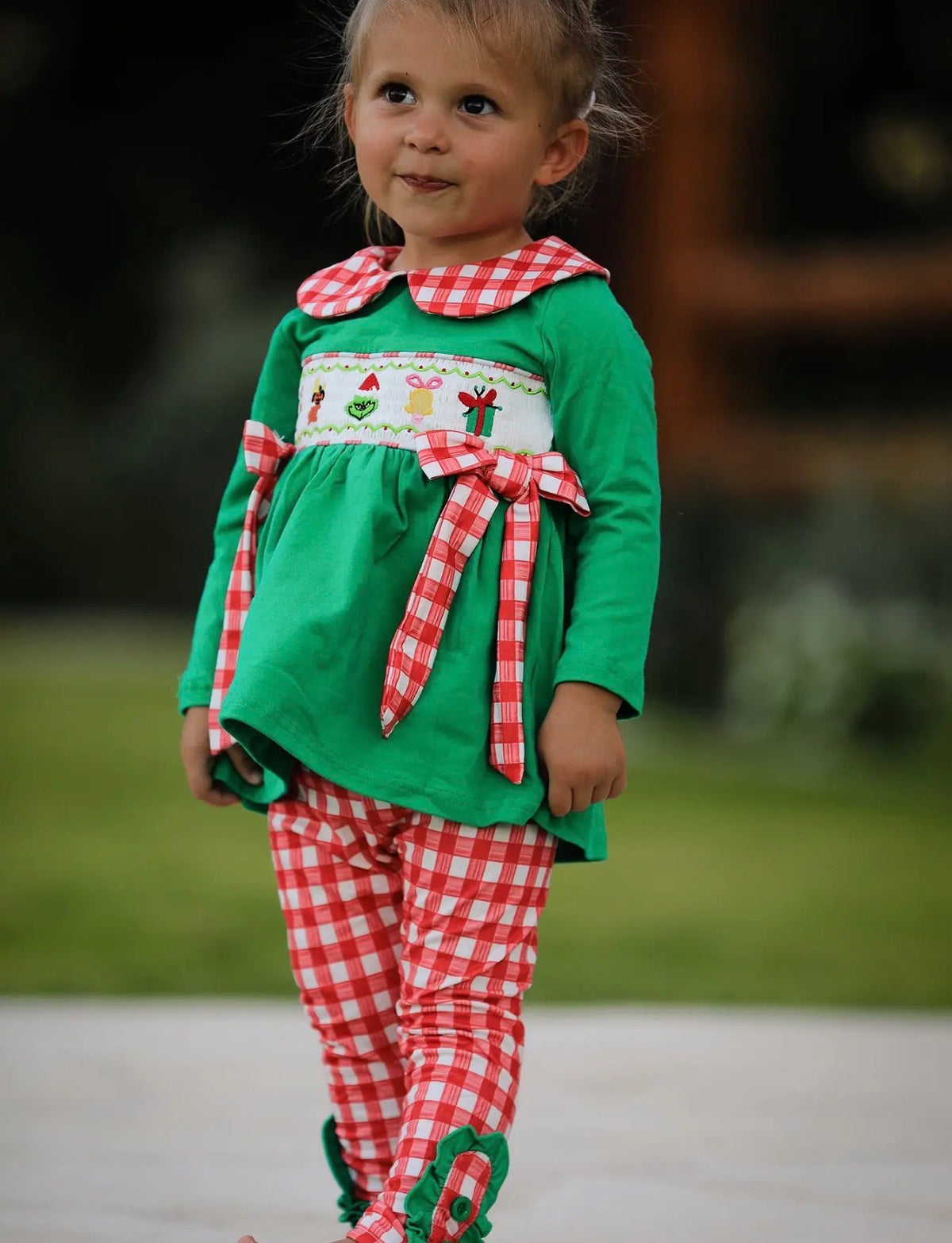 Green Character Christmas Set