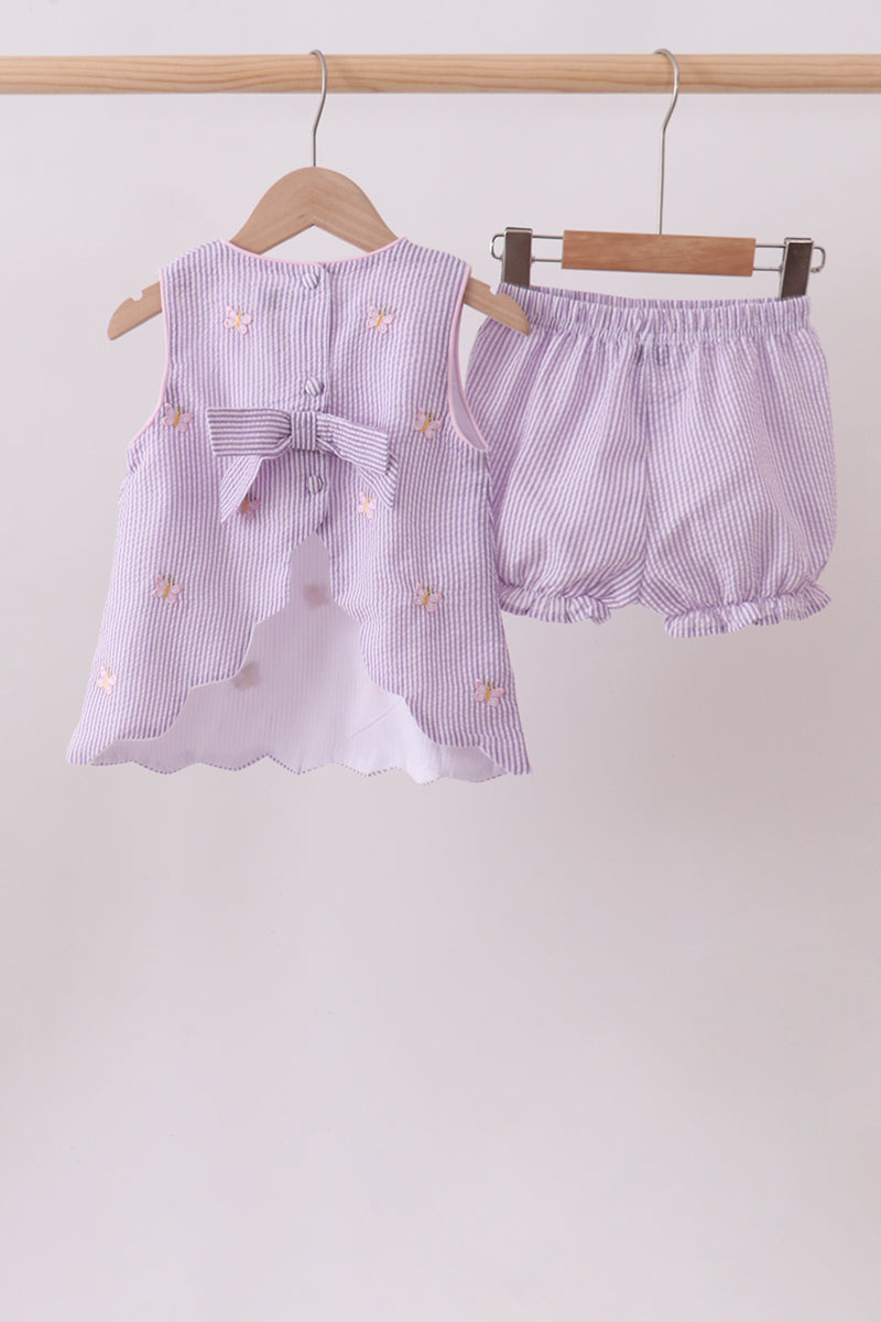 Butterfly Seersucker Set