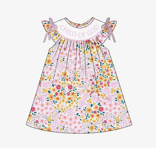 Child of God Smocked Dress