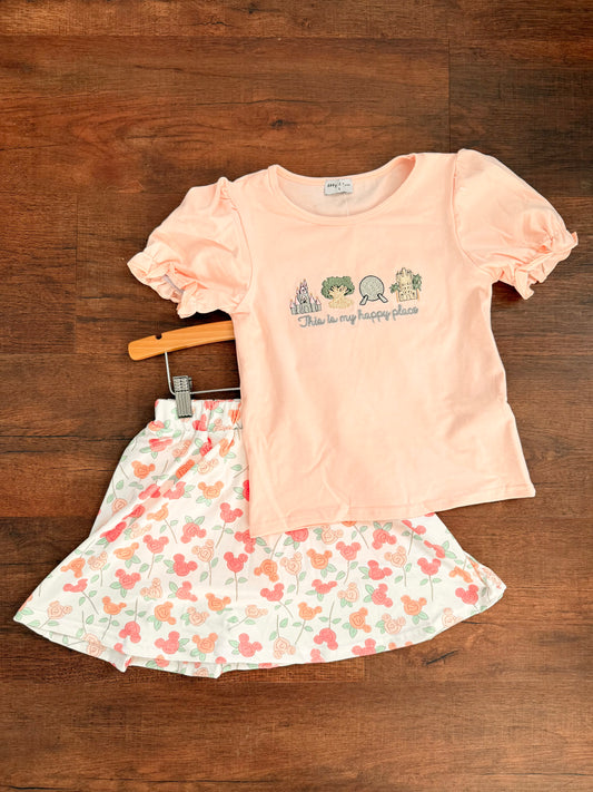 My Happy Place Skort Set