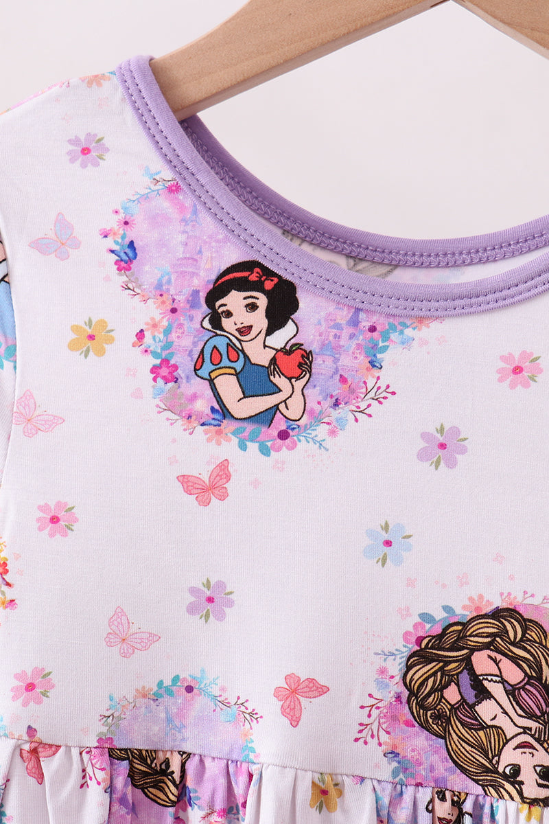 Purple princess BAMBOO pants set